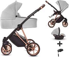 TPFLiving 4in1 Kinderwagen Ultra Stoff - Zen /
