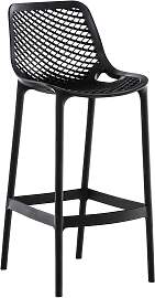 TPFLiving Barhocker Aero Polypropylen - Schwarz