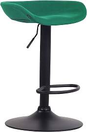 TPFLiving Barhocker Anna Gestell schwarz Filz -