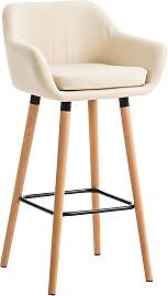 TPFLiving Barhocker Grande Gestell Holz Kunstleder 