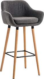 TPFLiving Barhocker Grande Gestell Holz Stoff -