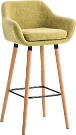 TPFLiving Barhocker Grande Gestell Holz Stoff -