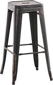 TPFLiving Barhocker Joy antik Metall