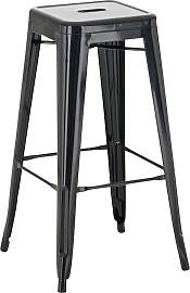 TPFLiving Barhocker Joy Metall - Schwarz