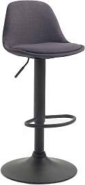 TPFLiving Barhocker Kilian Gestell schwarz Stoff - 