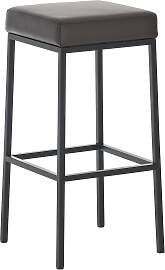 TPFLiving Barhocker Montana B Gestell schwarz