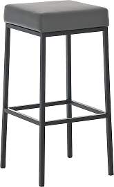TPFLiving Barhocker Montana B Gestell schwarz