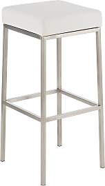 TPFLiving Barhocker Montana E5 Gestell Edelstahl