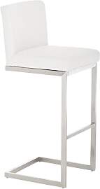 TPFLiving Barhocker Paragon Gestell Edelstahl