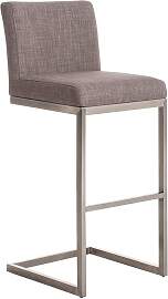 TPFLiving Barhocker Paragon Gestell Edelstahl
