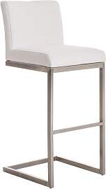 TPFLiving Barhocker Paragon Gestell Edelstahl