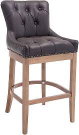 TPFLiving Barhocker Wooden Luck Gestell Holz