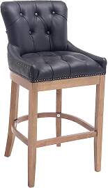 TPFLiving Barhocker Wooden Luck Gestell Holz
