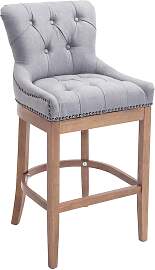 TPFLiving Barhocker Wooden Luck Gestell Holz