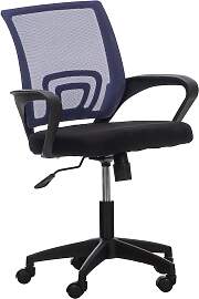 TPFLiving Bürostuhl Audrey mit Netzbezug - Lila