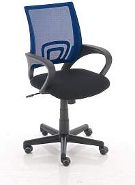 TPFLiving Bürostuhl Genf - Blau
