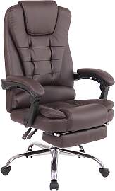 TPFLiving Bürostuhl OnixKunstleder - Braun