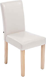 TPFLiving Esszimmerstuhl Ines Kunstleder Gestell