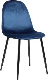 TPFLiving Esszimmerstuhl Naples Samt Gestell