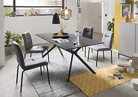 TPFLiving Esszimmertisch NIILO - 180x90 cm - MDF