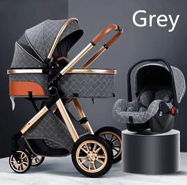 TPFLiving Kombi-Kinderwagen 3in1 Set - Modell 1