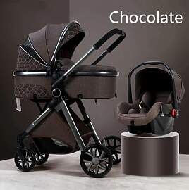 TPFLiving Kombi-Kinderwagen 3in1 Set - Modell 1