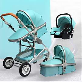 TPFLiving Kombi-Kinderwagen 3in1 Set - Modell 2