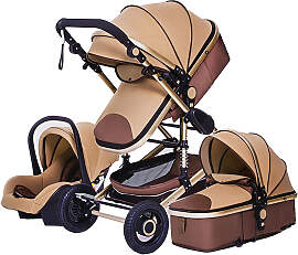 TPFLiving Kombi-Kinderwagen 3in1 Set - Modell 2