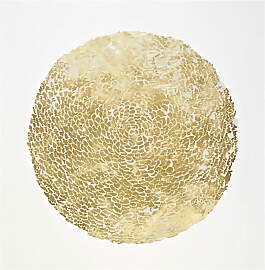 TPFLiving Kunstdruck auf Leinwand / Abstrakt Gold