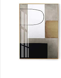 TPFLiving Leinwandbild Kunstdruck - Nordic Art