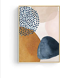 TPFLiving Leinwandbild Kunstdruck - Nordic Art
