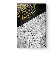 TPFLiving Leinwandbild Kunstdruck - Nordic Art