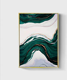 TPFLiving Leinwandbild Kunstdruck - Nordic Art