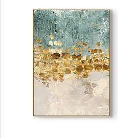 TPFLiving Leinwandbild Kunstdruck - Nordic Art