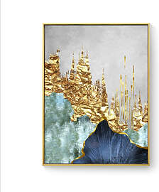 TPFLiving Leinwandbild Kunstdruck - Nordic Art