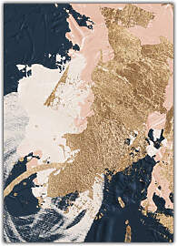 TPFLiving Luxus Poster Leinwand / Abstrakte