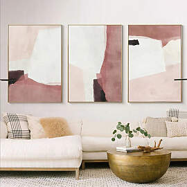 TPFLiving Luxus Poster Leinwand - Abstrakte Motive 