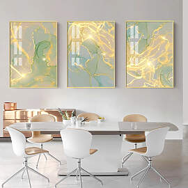 TPFLiving Luxus Poster Leinwand -Abstrakte