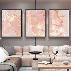 TPFLiving Luxus Poster Leinwand -Abstrakte