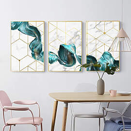 TPFLiving Luxus Poster Leinwand - Abstrakte