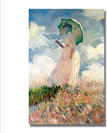 TPFLiving Poster Leinwand / Claude Monet - Frau