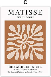 TPFLiving Poster Leinwand / Henri Matisse,