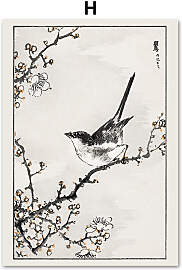 TPFLiving Poster Leinwand / Japanische Malerei - / 