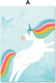TPFLiving Poster Leinwand / Kinderzimmer Bild -