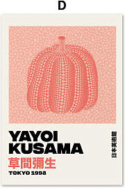 TPFLiving Poster Leinwand / Yayoi Kusama -
