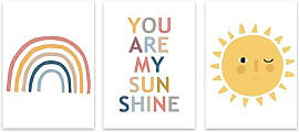 TPFLiving Poster Leinwand / You are my sunshine