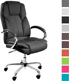 TPFLiving Premium XXL-Bürostuhl DALLAS, belastbar 