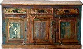 TPFLiving Sideboard Sitka Altholz mit starken