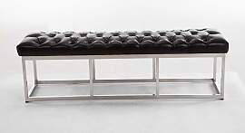 TPFLiving Sitzbank Amor Kunstleder - Gestell