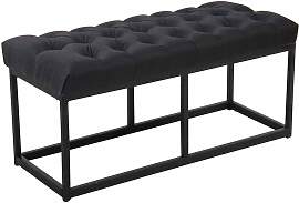 TPFLiving Sitzbank Amor Stoff - Gestell matt